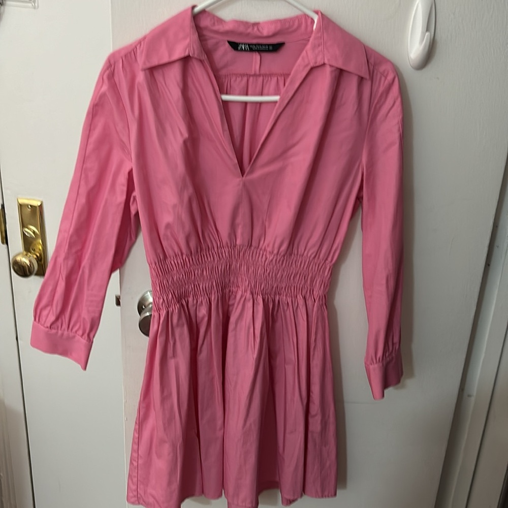 Pink Zara dress
